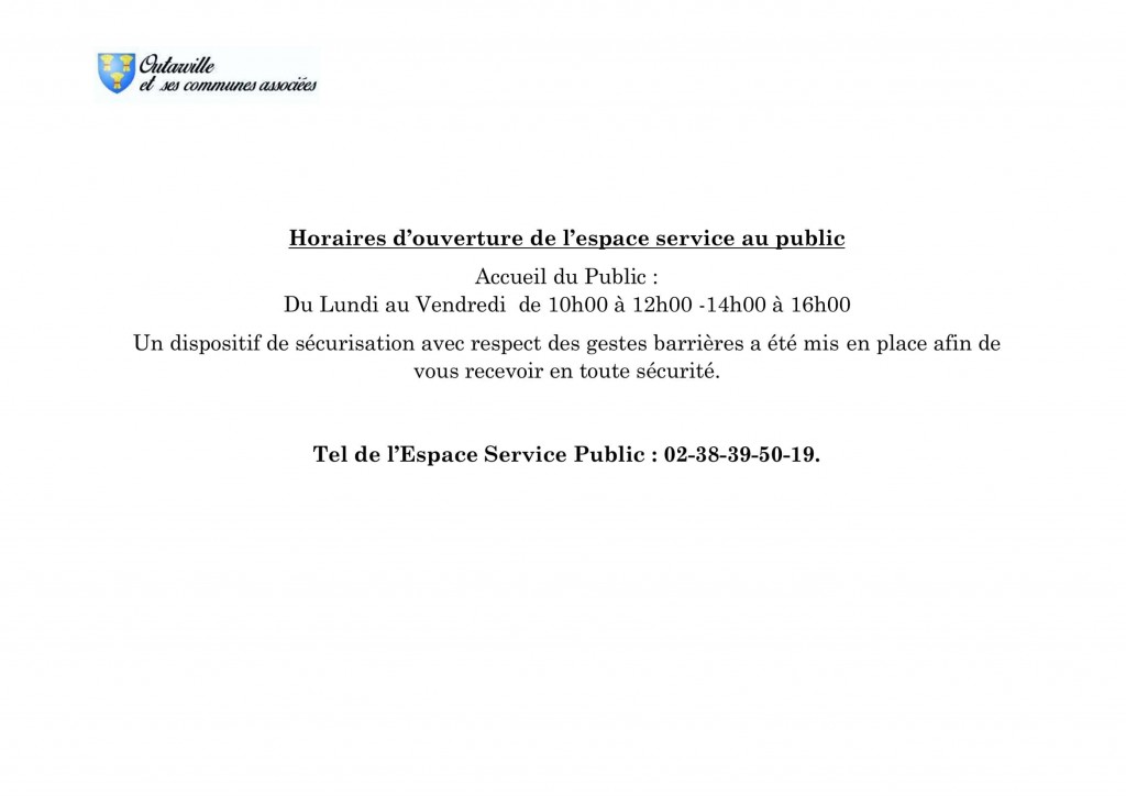 Horaires esp